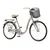 Bicikl Fashion Visitor Butterfly 26 Alu 17 V-Brake Kontra Kontra Quanda 155-178cm (S/M) Sivi Perl