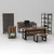 Hanah Home Kancelarijski set Braon