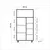 Hanah Home Komoda Kiler 60x116x36cm Hrast
