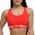 GymBeam Ženski grudnjak Simple Rouge Red