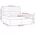 Vidaxl Box spring postelja z vzmetnico temno siva 160x200 cm žamet
