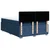 Vidaxl Box spring postelja z vzmetnico modra 140x200 cm blago