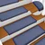 Prostirke za stepenice 30 kom 65x21x4 cm plave pravokutne rubove