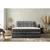 Esposa BOXSPRING POSTELJA 140 cm x 200 cm , tekstil siva