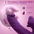 SuperLove Harmony Rabbit Sucking Thrusting Vibrator with App Purple