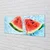 tulup.si Slika na steklu Lubenica vode 140x70 cm 2 obešalnika