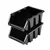 Stena za orodje 39x39cm + 25 zabojev BLACK
