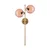 Opviq Zidna lampa Benek-15-14423, 35x25x72cm, IP20, Zlatna boje