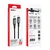 SUPERIOR USB data kabal SU-K105, Cink 27W, 3A, Type C na Lightning Crni