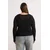 Trendyol Curve Ženska bluza Tbbss26Af00026, Crna
