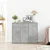 Komoda siva boja betona 88 x 30 x 70 cm od konstruiranog drva