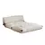 Atelier del Sofa Dvosed na razvlačenje Fold Teddy 2 120x24x75cm Krem