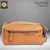 Moška usnjena toaletna torba Leonardo Verelli/CLUTCH/sv. rjava
