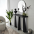 HANAH HOME Polica Cleopatra Anthracite