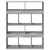 Sobna pregrada boja hrasta 100x33x125,5 cm konstruirano drvo