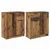 Komode 2 pcs Staro drvo 60 x 30 x 70 cm Konstruirano drvo