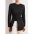 Trendyol Modest Ženska bluza Tctss26Uk00005, Crna