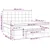 Vidaxl Box spring postelja z vzmetnico temno modra 200x200 cm žamet