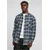 Lake Check Shirt Dark Blue/White Sand