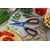 Kitchen scissors with soft touch handles, 21 cm, Rainbow - Grunwerg
