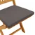 Sklopiva stolica s jastukom 6 pcs Siva 49 x 57,5 x 92 cm