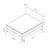 HANAH HOME Bračni krevet Abella 180 x 200 Grey