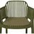 Ambia Garden STOL zelena