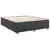 Vidaxl Box spring postelja z vzmetnico črna 200x200 cm umetno usnje