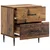 Noćni ormar s ladicama 2 pcs Staro drvo 43 x 34,5 x 47,5 cm