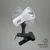 Briloner 2794/016P - Lampa sa stezaljkom 1xE14/40W/230V crna/bela