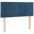 VIDAXL Box spring postelja z vzmetnico temno moder 90x190 cm