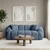 ATELIER DEL SOFA Sofa dvosed Octavio Navy Blue