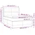 Krevet box spring s madracem LED tamnosivi 140x200 cm baršun
