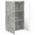 TV zidni ormar Zidne Betonski sivi 59,5 x 31 x 100 cm