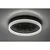 Rabalux 71523 - LED prigušiva stropna svetiljka TIMMO 24W/230V 3000-6500K prečnik 40 cm crna +daljinski upravljač