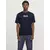 JACK & JONES Majica  mornarska / azur / temno rdeča / bela