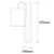 Opviq Baston 3461 Zidna lampa, Crno-Siva