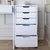 Hanah Home Komoda Duru 1600-48, 40x77,4x55 cm, Bela