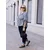 Trendyol Curve Ženska bluza Tbbss25Af00066, Tamnoplava