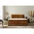 Esposa BOXSPRING POSTELJA 180 cm x 200 cm , tekstil oranžna