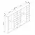 Hanah Home Ormar za hodnik Noah 8464, 315x210x35 cm, Beli