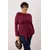Trendyol Curve Ženska bluza Tbbaw26Af00014, Bordo