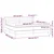 Vidaxl Box spring postelja z vzmetnico krem 200x200 cm blago