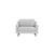 ATELIER DEL SOFA 1-Seat Sofa - fotelja Robin Loveseat Pebble Walnut