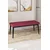Hanah Home klupa Pera Bench, 105 cm, bordo / crna