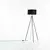 Stojeća lampa 1xE27/40W/230V crna