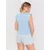 Sinsay - Bluza s ukrasnim rukavima - bledoplavo