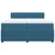 Vidaxl Box spring postelja z vzmetnico modra 200x200 cm žamet
