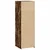 Visoka komoda dimljeni hrast 40x41x124 cm od konstruiranog drva