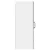 Zidni stakleni ormarić 2 pcs Betonski sivi 40 x 31 x 80 cm